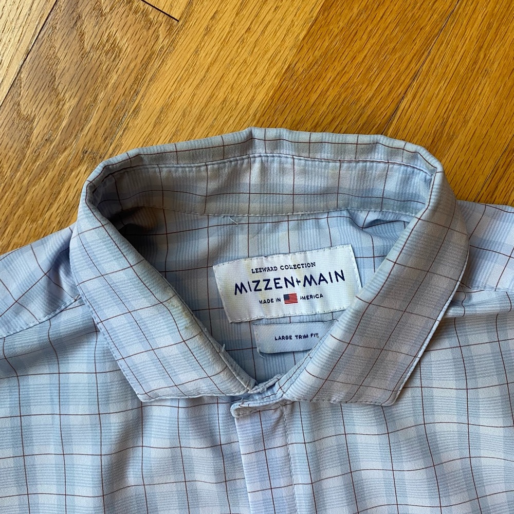 Mizzen and main leeward collection dress shirt